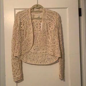 Angel of the North (Anthro) crochet cardigan
